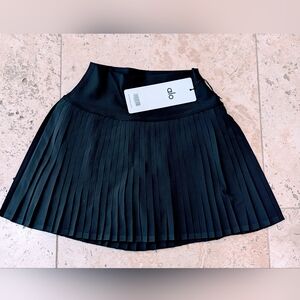 Alo Yoga Grand Slam Tennis Skirt XS NWT Black